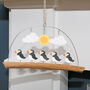 Five Puffins And Sun Hanging Decoration, thumbnail 2 of 4