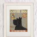 18x24 frame uk inch fabfunky decor ice scottish terrier cream and home by