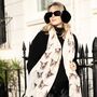 Cute Pigs Print Scarf In Personalised Gift Box, thumbnail 1 of 5