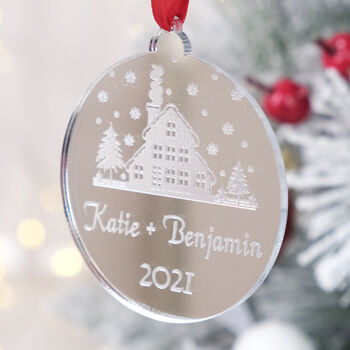 Personalised Christmas Tree Decoration For Couple, 2 of 2