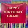 Personalised Birthday Fabric Banner, thumbnail 1 of 6