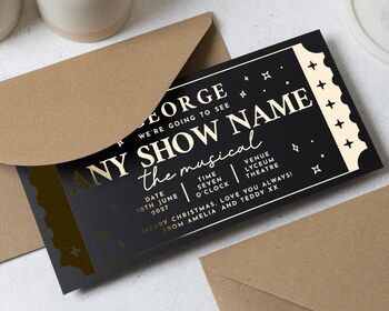 Personalised Theatre Gift Voucher, 4 of 9