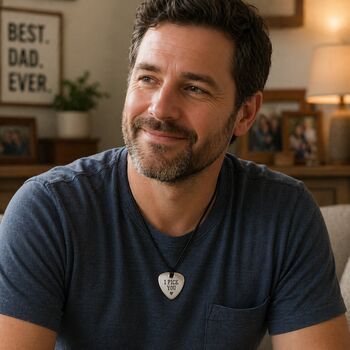 Personalised Keepsake Guitar Pick Pendant Necklace, 3 of 5