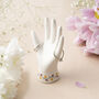 The Flower Market Mini Ceramic Hand Ring Holder, thumbnail 1 of 5