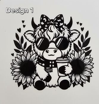 Personalised Tote Bag Cute Cow Design, 4 of 7