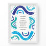 Wild High Wild Swimming Poem Art Print, thumbnail 3 of 4