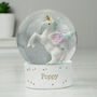 Personalised Unicorn Snow Globe Gift, thumbnail 2 of 3