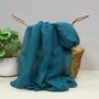 Sparkle Scarf In Teal, thumbnail 1 of 3