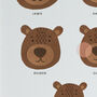 Personalised Bear Family Print, thumbnail 4 of 5
