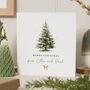 Personalised Christmas Tree Card For Couple Or Family, thumbnail 1 of 7