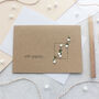 Sympathy Card, Bereavement Card, Simple Floral Design, thumbnail 1 of 4