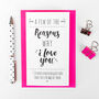 Love Card Fold Out Banner For Her, thumbnail 1 of 5