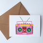 Boom Box Card, thumbnail 3 of 5