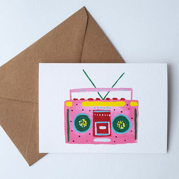 Boom Box Card, 3 of 5