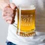 Personalised Pint Glass Tankard For Him, thumbnail 1 of 5