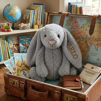 Personalised Bunny Soft Toy – Gift For Baby | Plushie, 7 of 9