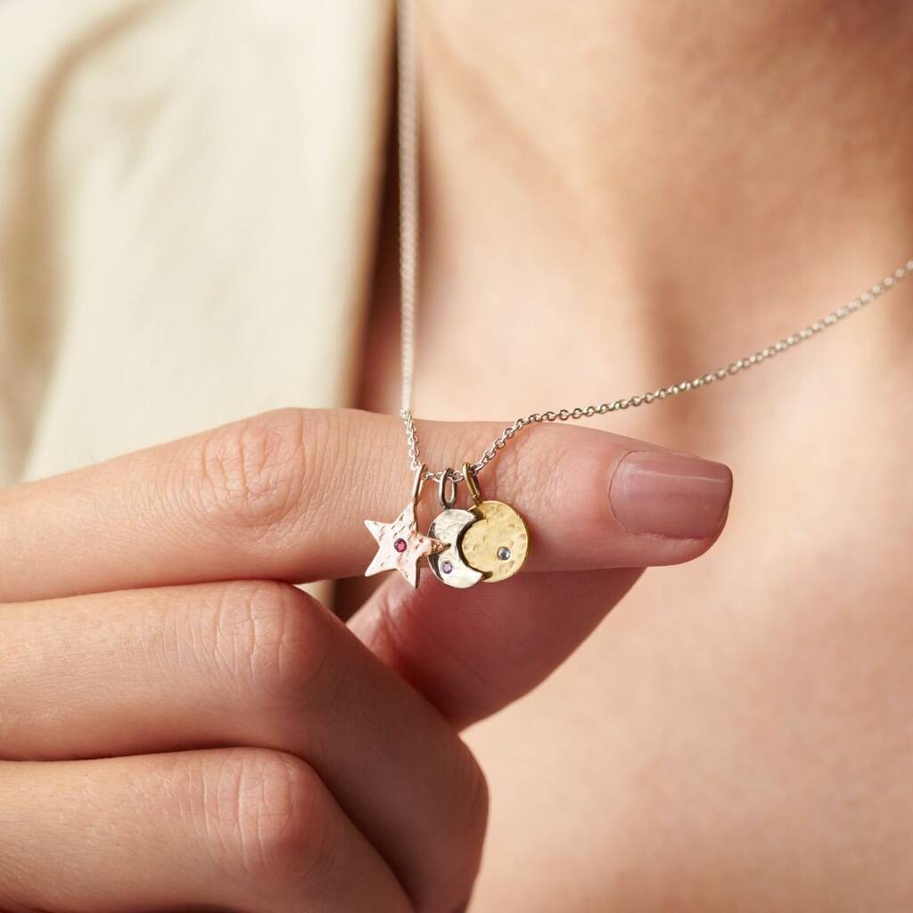 Mixed Birthstone Necklace By Gracie Collins | notonthehighstreet.com