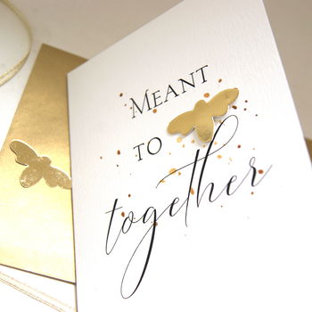 Meant To Be Together Bee Card, 4 of 7