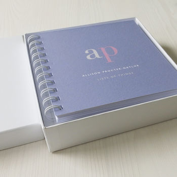 Personalised Name Initials Small Notebook, 2 of 10
