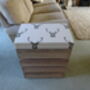 Vintage Style Double Crate Seat With Three Inch Cushion, thumbnail 9 of 9