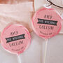 Personalised Surname Wedding Favour Giant Lollipops, thumbnail 1 of 5