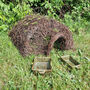 Biscuit The Hedgehog Brushwood House With Food Bowls, thumbnail 1 of 9