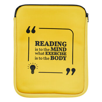 Excercise The Mind High Quality Book Pouch Book Sleeve, 5 of 6