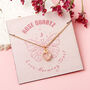 Healing Rose Quartz Heart Gemstone Silver Necklace, thumbnail 9 of 10