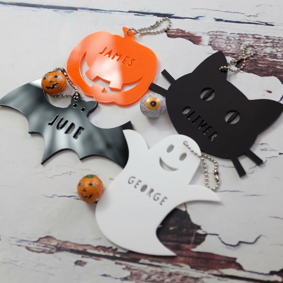 Personalised Acrylic Halloween Decorations By Signs For Life ...