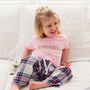 Personalised Kids Floral Letter Pyjamas, thumbnail 1 of 12