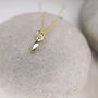 14ct Gold Mini Fish Necklace, thumbnail 2 of 4