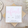 Sterling Silver Valentines Earrings, Infinite Love, thumbnail 1 of 5