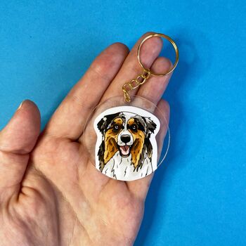 Personalised Pet Portrait Keychain, 3 of 11