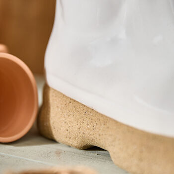 Father's Day Small White Personalised Welly Planter Gift, 3 of 4