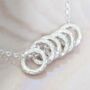 Sterling Silver 60th Birthday Necklace, thumbnail 4 of 7