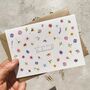 Pressed Wildflowers Will You Be My Bridesmaid Card, thumbnail 1 of 8