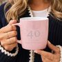 Stoneware Personalised 40th Mug, thumbnail 1 of 3