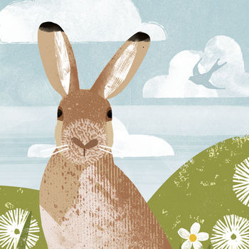 Mountain Hare Card, 2 of 2