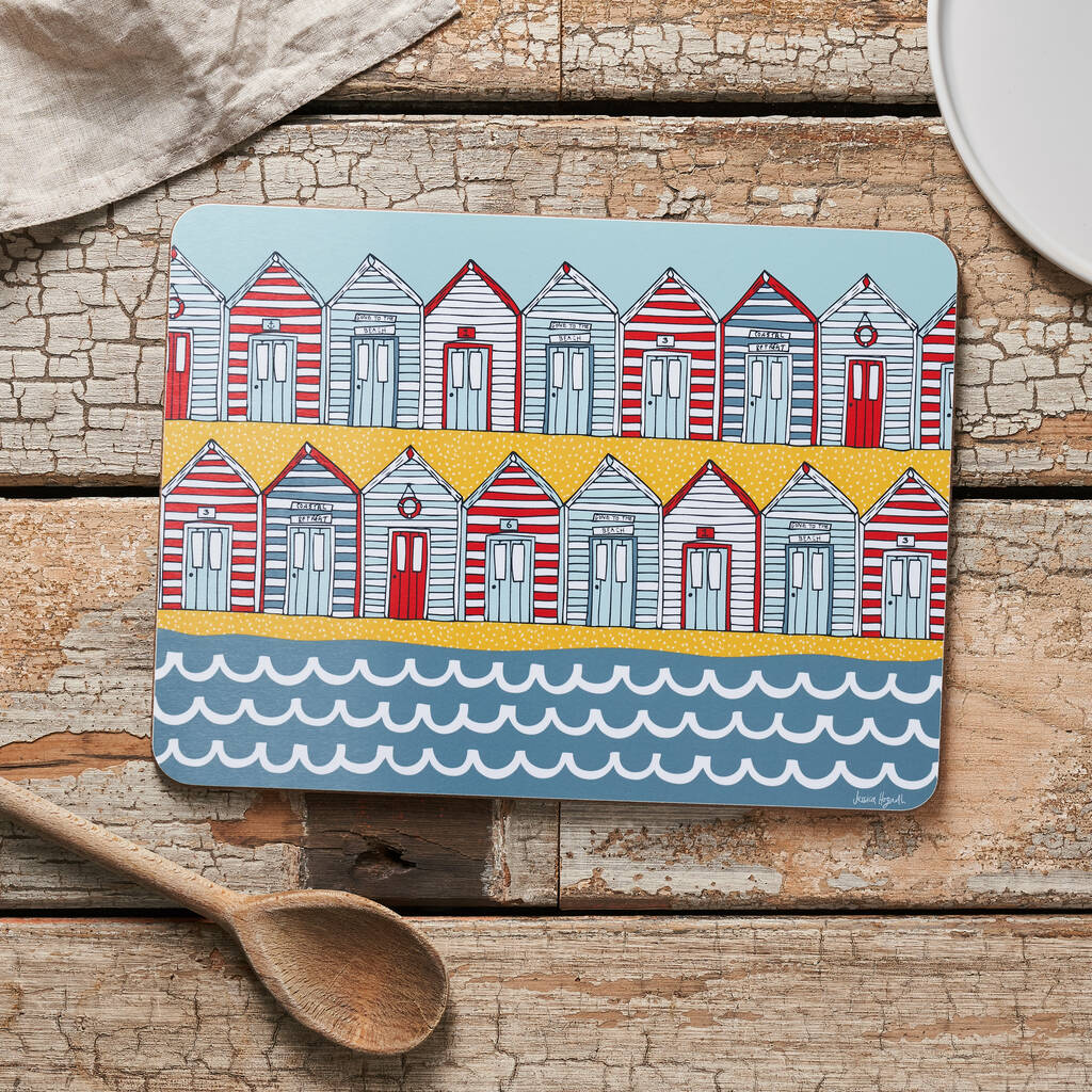 Beach Huts Placemat, 1 of 2