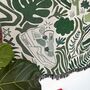 Sneaker X Plant Green Woven Jaquard Blanket, thumbnail 5 of 7