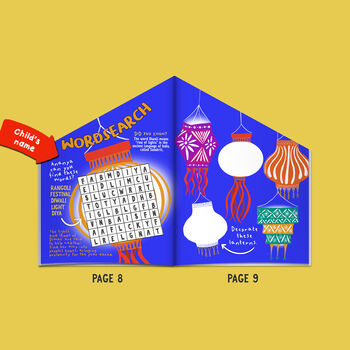 Personalised 'My House At Diwali' Activity Book, 8 of 11