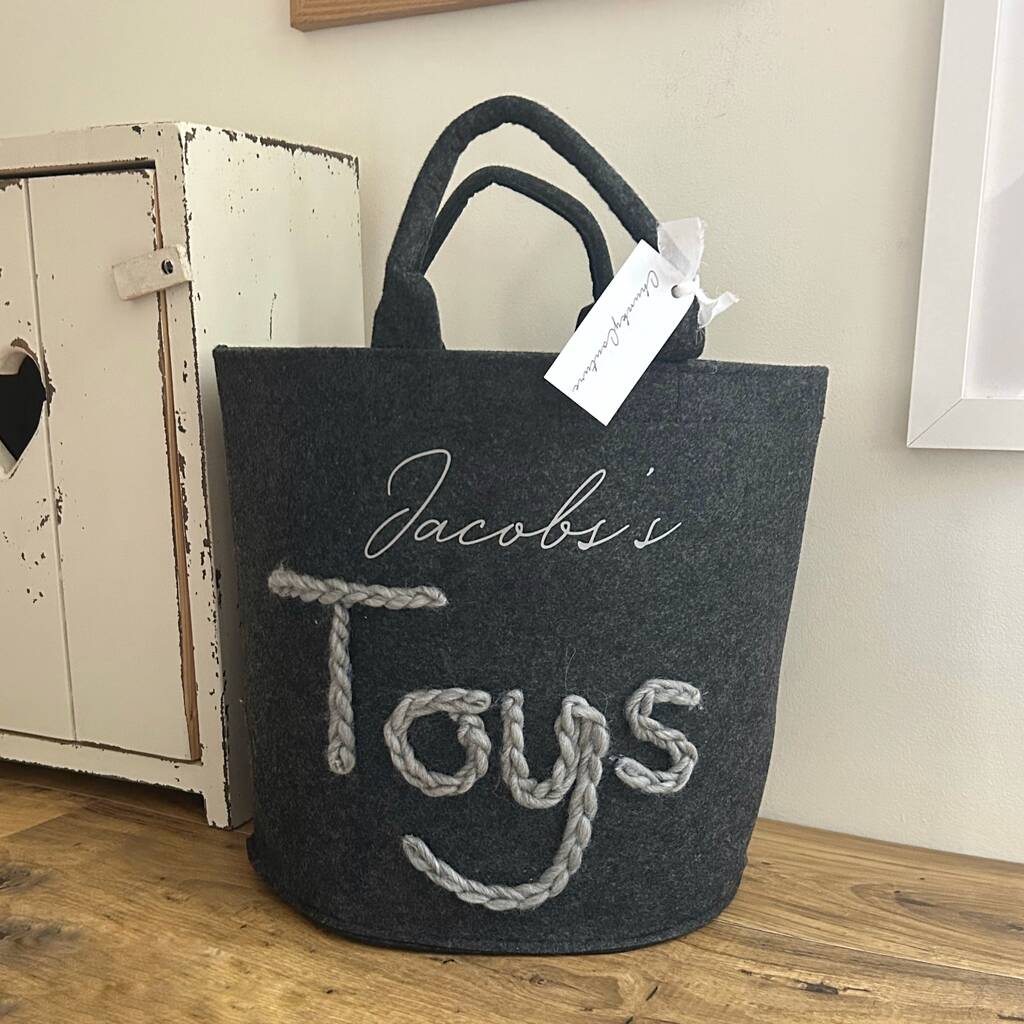 Personalised Toy Bag By Chunkycouture