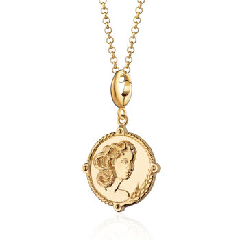 18ct Gold Demeter Goddess Of Fertility And Nature Necklace, 2 of 7