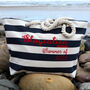 Personalised Staycation Striped Beach Bag, thumbnail 1 of 4