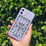 Personalised Tarot Card Clear Phone Case, thumbnail 4 of 9