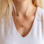 Gold Vermeil Dragonfly Necklace, thumbnail 2 of 8