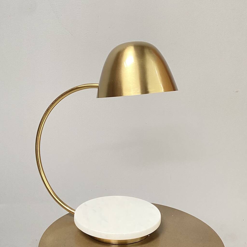Brass Deco Lamp, 1 of 3
