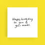 Birthday Moobs Birthday Card, thumbnail 1 of 2