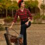 Marilyn Jeans In Selvedge Denim Vintage 1940s Style, thumbnail 3 of 4