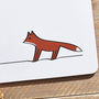 Fox Coasters, Set Of Two, thumbnail 4 of 4